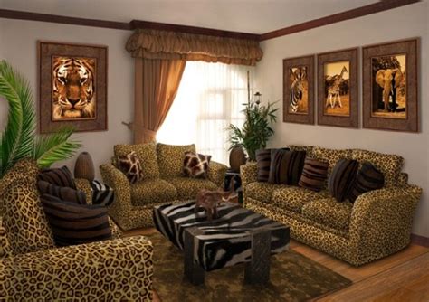 cheetah decor  living room sapersapere