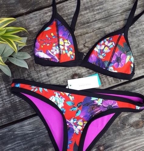 beautiful floral bikini pinterest larissa dykes summer swimwear