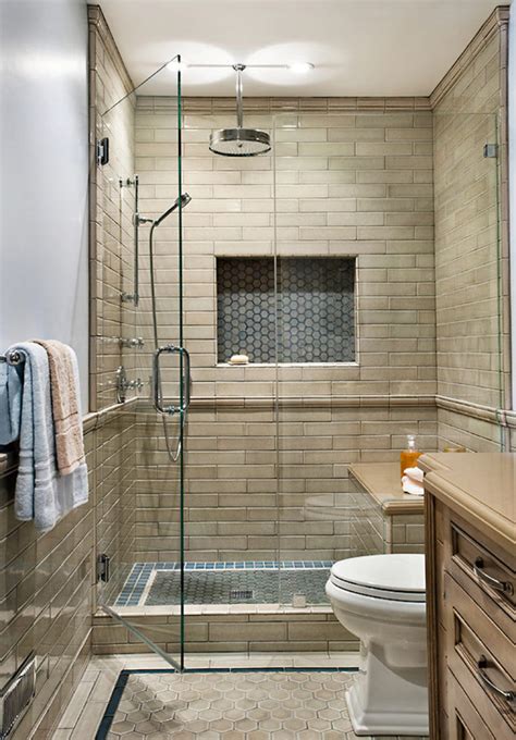 Classic And Neutral Bathroom Fireclay Tile
