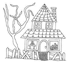 halloween coloring pages haunted house coloring page halloween