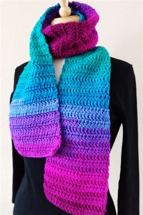 yarnspirations beginner crochet scarf tutorial