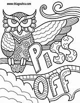 Swear Coloring Pages Word Printable Print Getcolorings Color sketch template