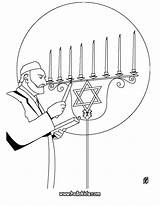 Hanukkah Shabbat sketch template