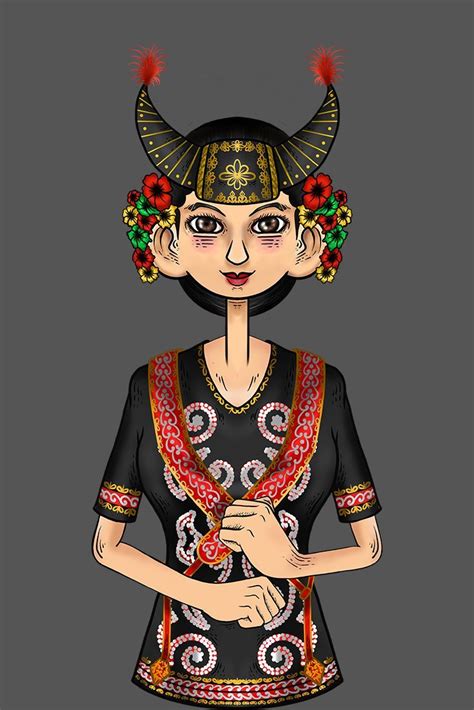 baju adat pattuqduq towaine suku mandar      character custom cartoons