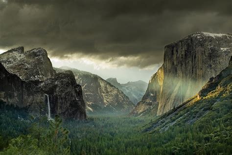 cliff mountain valley landscape wallpapers hd desktop  mobile backgrounds