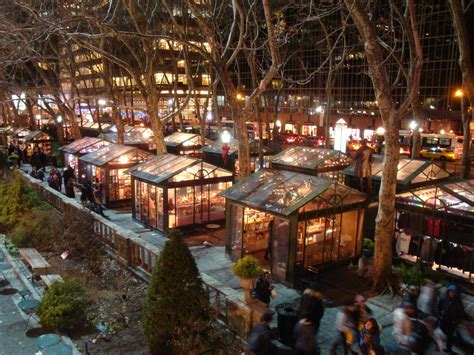 the bank of america winter village at bryant park announces new
