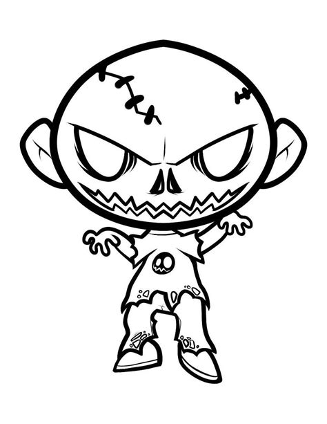 zombie picture  print  color zombies kids coloring pages