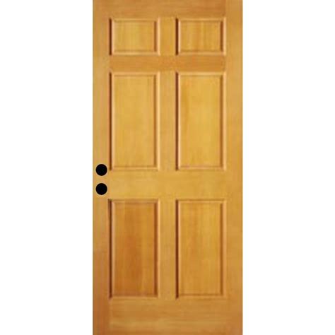 shop reliabilt  panel solid wood core entry door common