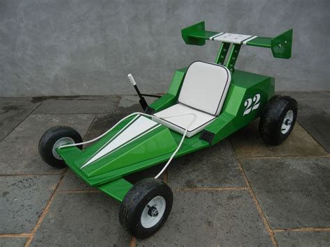 custom wooden  kart wooden  cart indy style soap box car soapbox derby ebay carro de