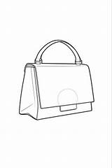 Handbag Disegno Taschen Borse Zeichnen Wgsn Returns Schizzi Proportions Borsa Tecniche Tasche Sacs Borsette Zeichnung Labbra Prada Flats Tecnici Tecnico sketch template