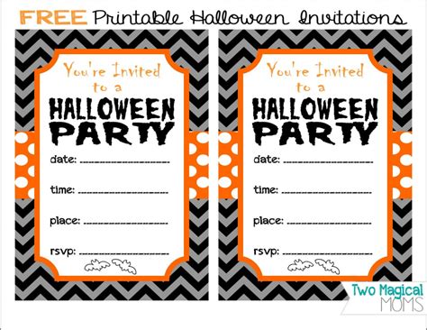 printable halloween place cards printable card