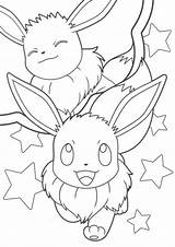 Pages Eevee Ausmalbilder Sheets Colorare Tulamama Pokémon Disegno Ausmalen Pichu sketch template