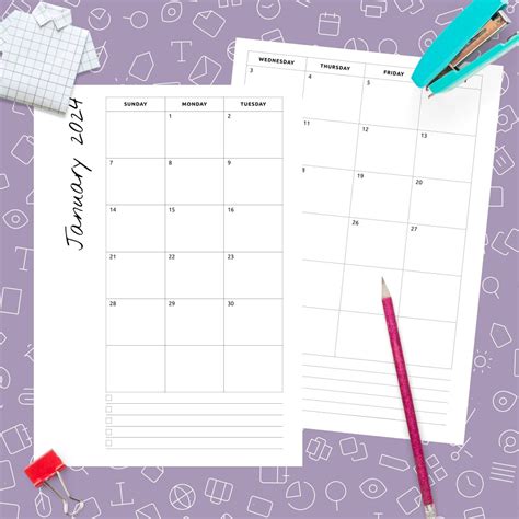 simple monthly calendar template printable  images