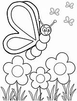 Spring Coloring Pages Kids Printable Clipart Clip Library sketch template