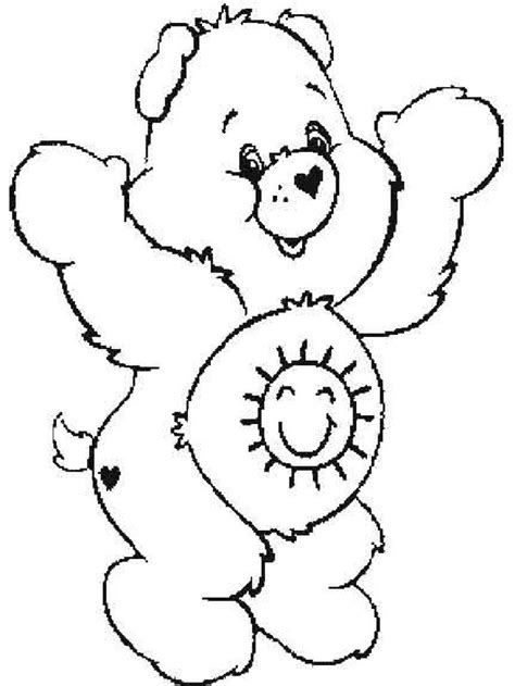printable care bear coloring pages  kids