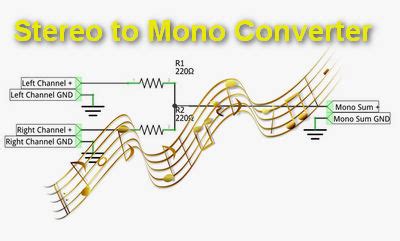 effective  easy solutions  convert stereo  mono