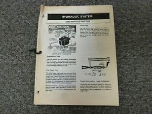 ford      tractor hydraulic system schematics service manual ebay