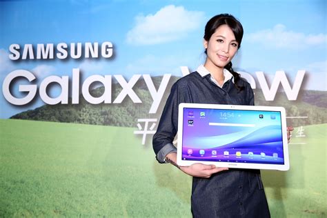samsung galaxy view tablet debuts  taiwan priced   tablet news
