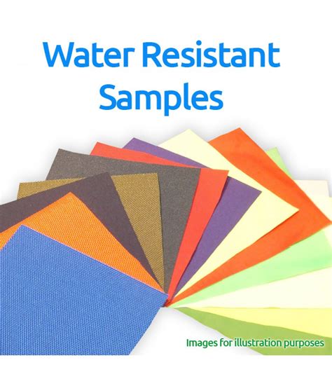 water resistant fabrics sample pack