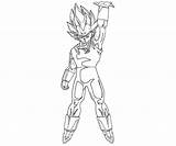 Vegeta Coloring Pages Goku Popular Random Crafty Teenager sketch template