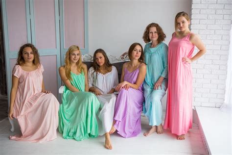 Long Solid Pastels Nighties For Every Woman Who Loves A Etsy