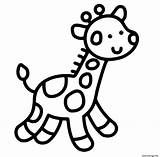 Coloriage Girafe Maternelle sketch template