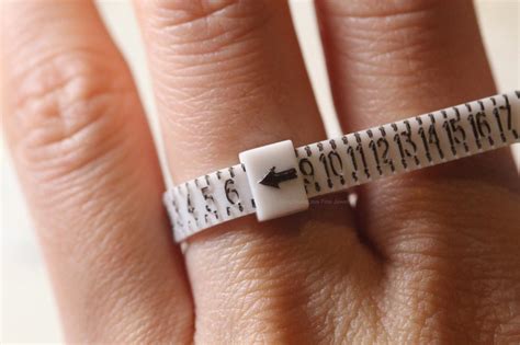 How To Measure Your Ring Size At Home Ring Size Chart Ring