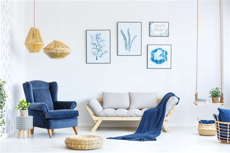 blue interior design ideas bustling nest