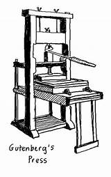 Gutenberg Imprenta Information Timeline 1439 Moveable Sutori Presses sketch template