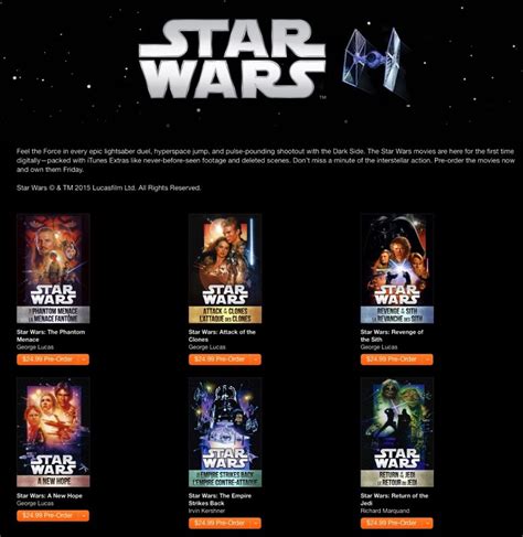 pre order  star wars digital  collection hits