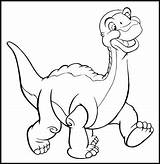 Coloring Pages Land Time Before Foot Dinosaur Color Little Library Clipart Clip Printable Colouring Discover sketch template