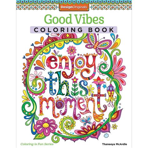 design originals good vibes coloring book