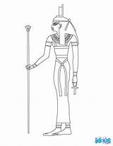 Coloring Egyptian Isis Pages Goddess Hathor Gods Egypt Para Ancient Diosa God Colorear Deity Kids Egipto Goddesses Egipcia Hellokids Egipcio sketch template