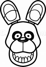 Bonnie Fnaf Coloring Freddy Pages Drawing Golden Para Easy Colorear Draw Five Nights Bunny Drawings Dibujos Print Freddys Head Birthday sketch template