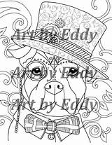 Coloring Book Pit Bull Pibble sketch template