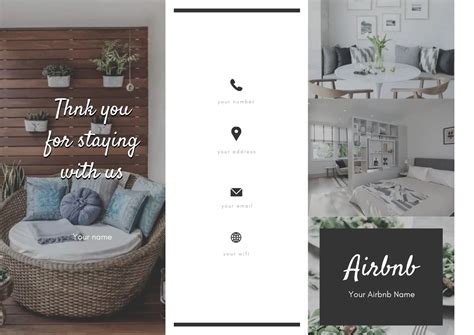 printable airbnb  book template