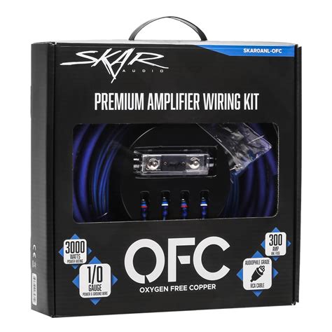 skaranl ofc  gauge  watt ofc amplifier wiring kit skar audio