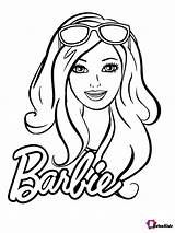 Barbie Coloring Girls Beautiful Cartoon Bubakids sketch template