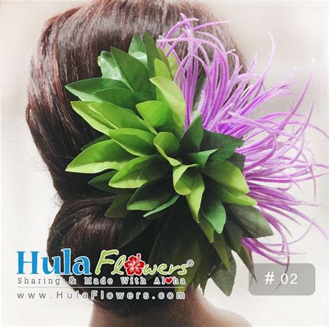 Tropical Hawaiian Flowers Hair Clip For Hula Dancers Accessories Cm