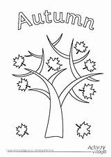 Autumn Colouring Tree Fall Pages Coloring Trees Activity Village Colour Printable Color Late Leaves Print Seasons Drawings Activityvillage Become Member sketch template