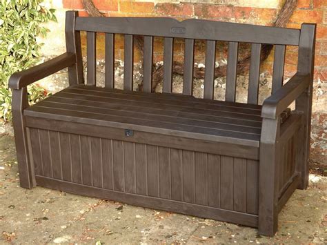 waterproof outdoor storage benches foter