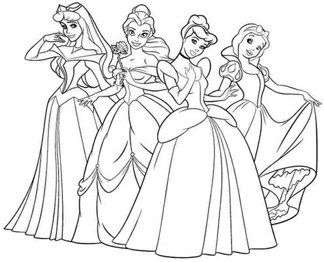 coloring pages  colouring pages disney princess