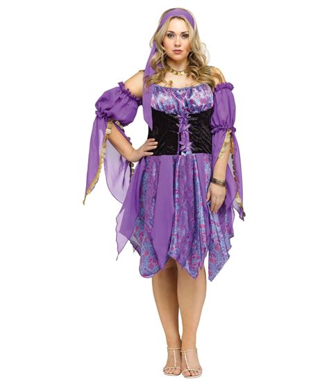 gypsy fortune teller womens plus size costume