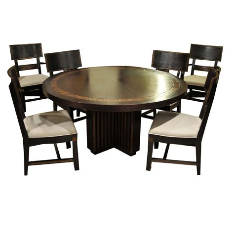 transitional  dining table  chairs chairish