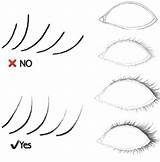 Eyelashes Lashes Wimpern Realistic Eyelash Desenhar Cílios Lash Cils Lernen Zeichnungen Lighter Malen Lipa Mãos Xbeautystore sketch template