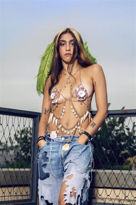 Lourdes Leon Nude Nipples Madonna S Daughter Braless