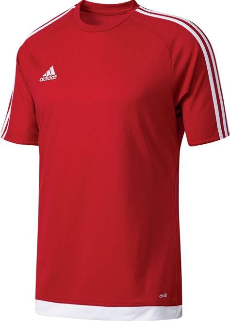 bolcom adidas estro  jersey voetbalshirt heren maat  roodwit