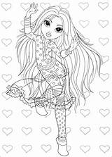 Coloring Pages Moxie Girlz sketch template
