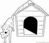 Coloringpages101 Kennel sketch template