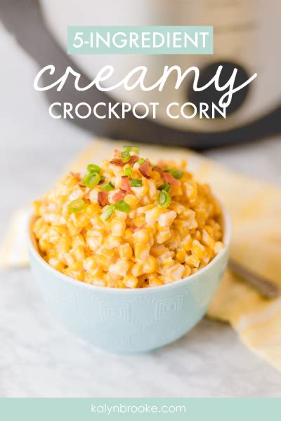 Crock Pot Cream Cheese Corn Only 5 Ingredients